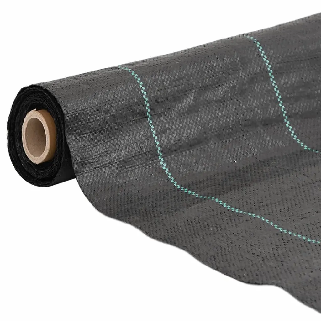 Weed Control Membrane Black Durable UV Stabilised Polypropylene 4x25m Landscape Fabric