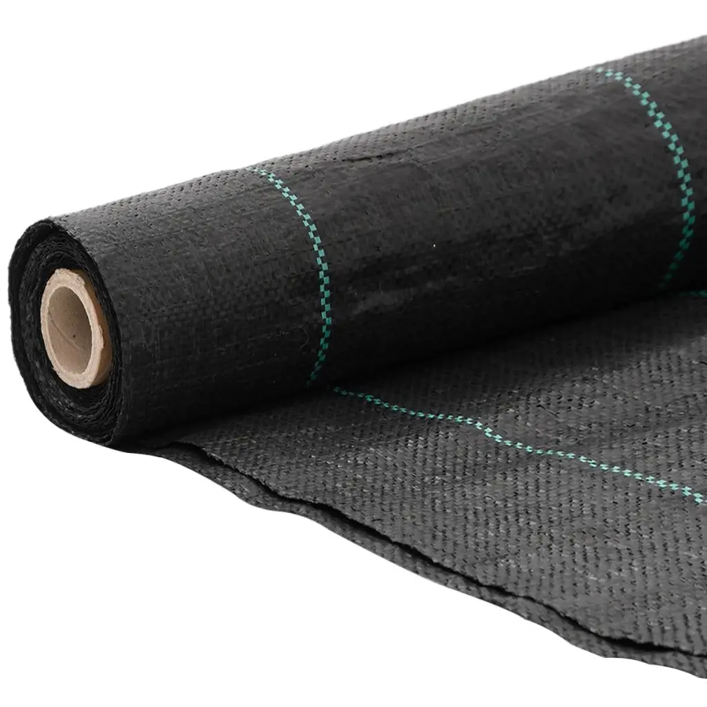 Weed Control Membrane Black UV Stabilised Polypropylene 4x50m Garden Fabric