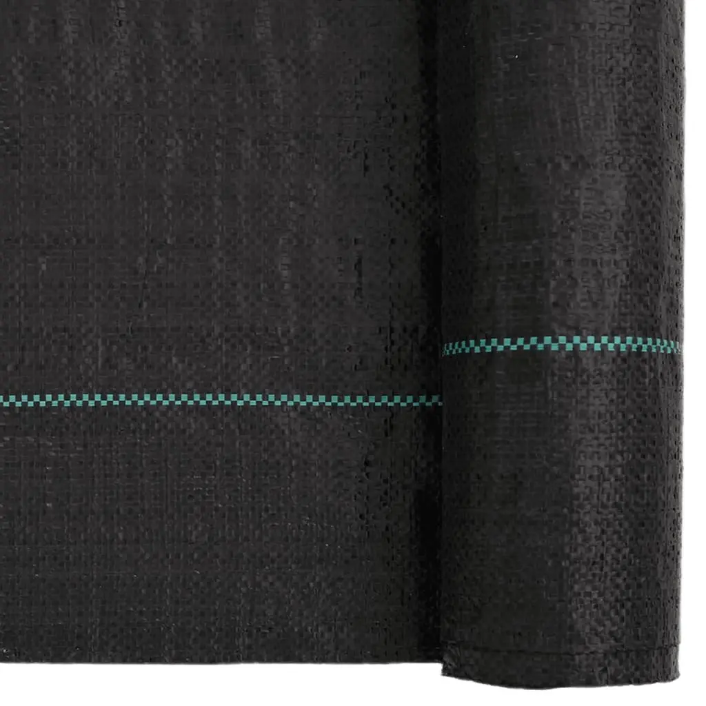 Weed Control Membrane Black UV Stabilised Polypropylene 4x50m Garden Fabric