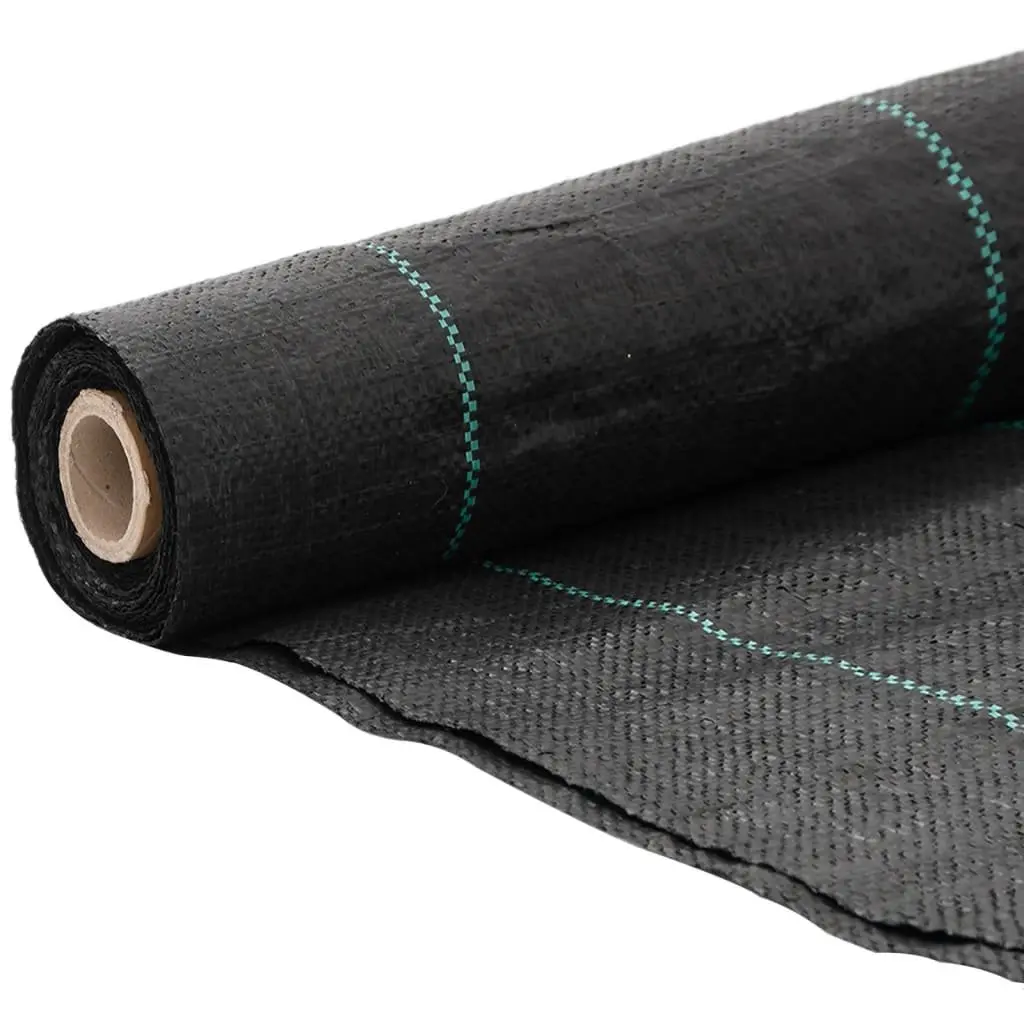 Weed Membrane Black UV Stabilised Polypropylene 4x100 m Landscape Fabric Garden Weed Control Mat