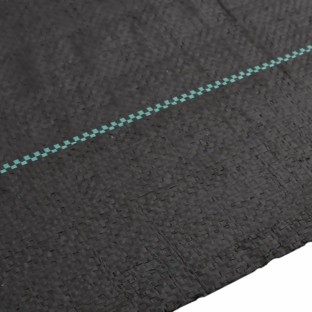 Weed Membrane Black UV Stabilised Polypropylene 4x100 m Landscape Fabric Garden Weed Control Mat