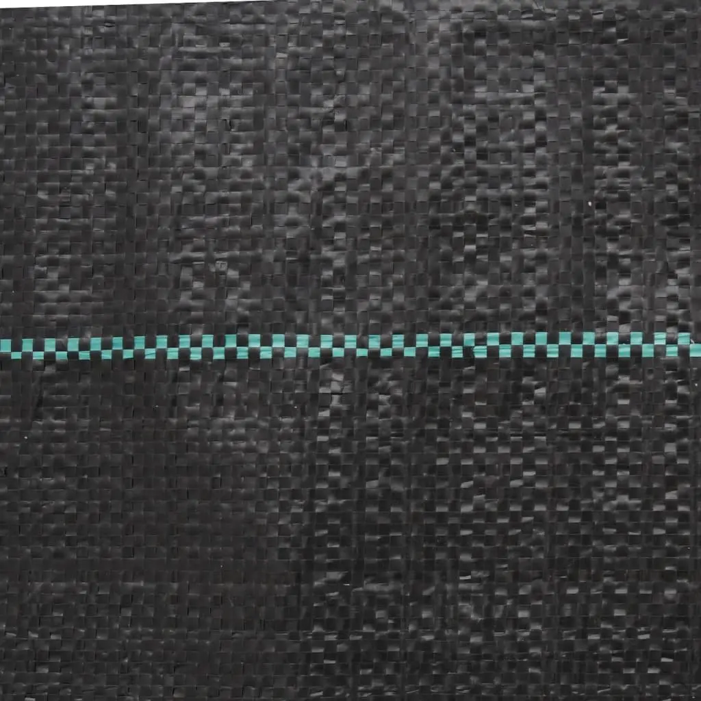 Weed Membrane Black UV Stabilised Polypropylene 4x100 m Landscape Fabric Garden Weed Control Mat