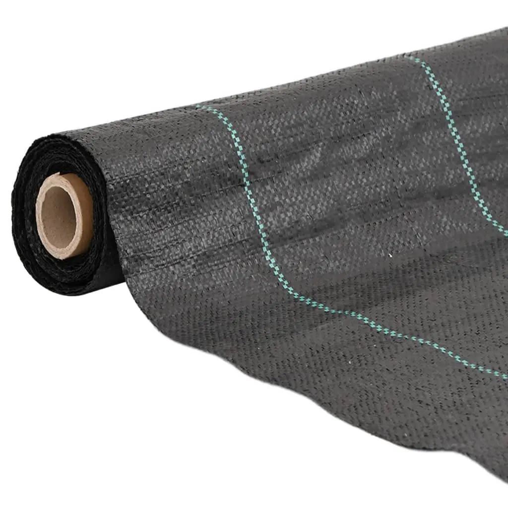 Weed Control Membrane Black Landscape Fabric 1x50m Garden Suppression Mat Roll