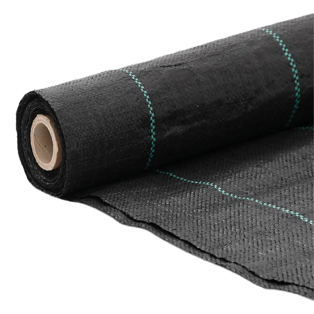 Weed Control Membrane Black Landscape Fabric 1x50m Garden Suppression Mat Roll