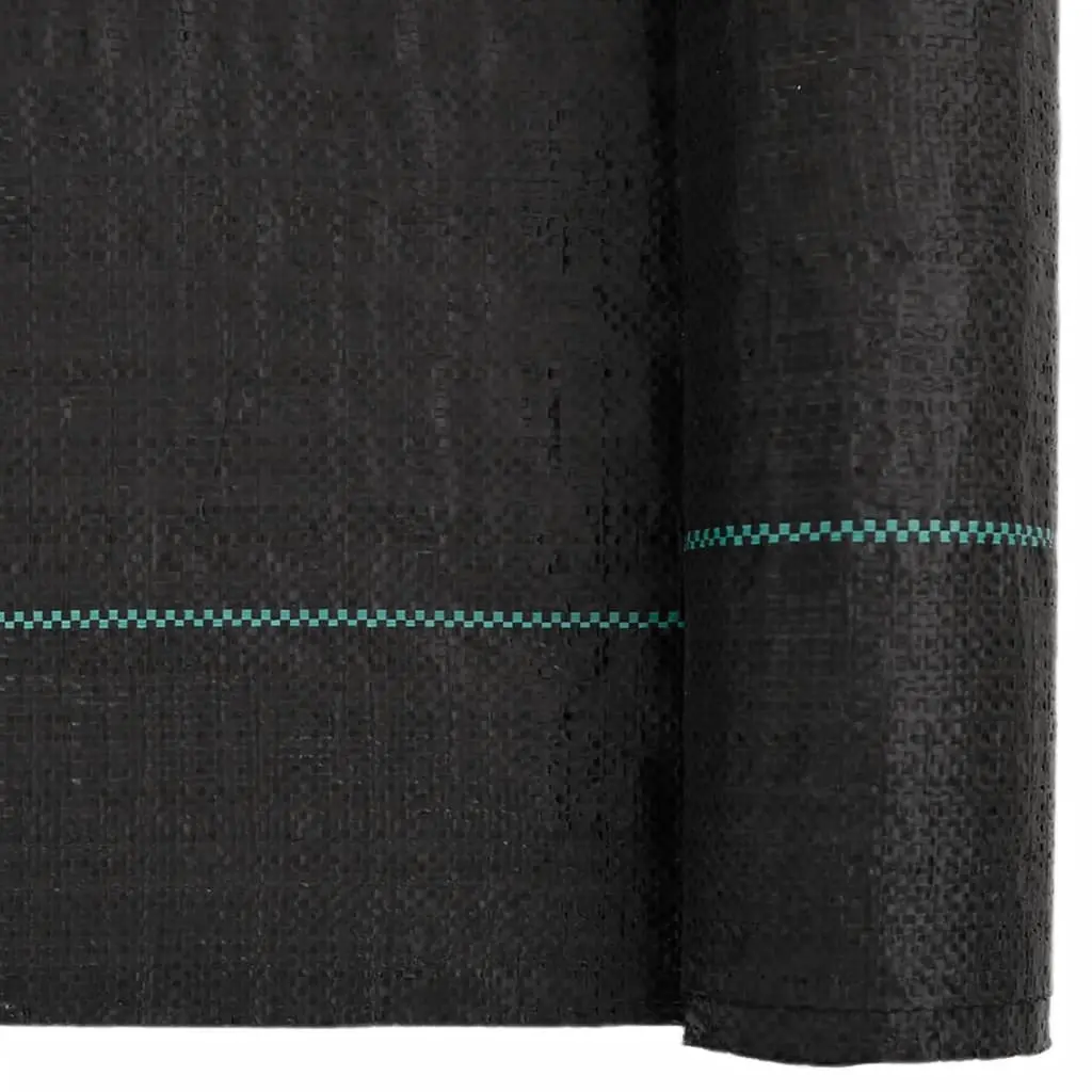 Weed Control Membrane Black Landscape Fabric 1x50m Garden Suppression Mat Roll