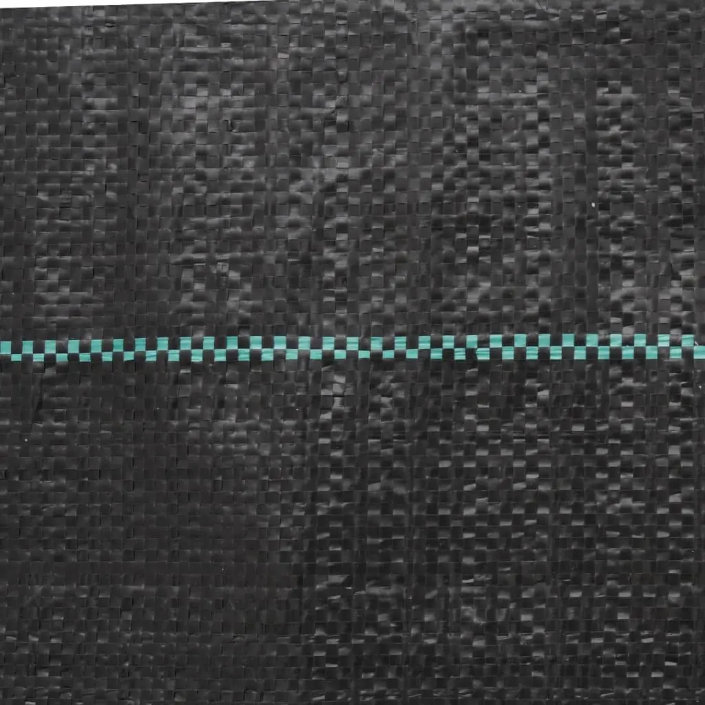 Weed Membrane Black UV Stabilised Polypropylene 1x150 m Landscape Fabric Garden Weed Control Mat