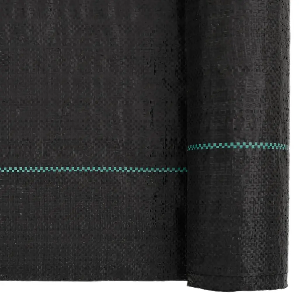 Weed Membrane Black Durable Polypropylene 1x200 m Landscape Fabric Garden Weed Control Mat Roll