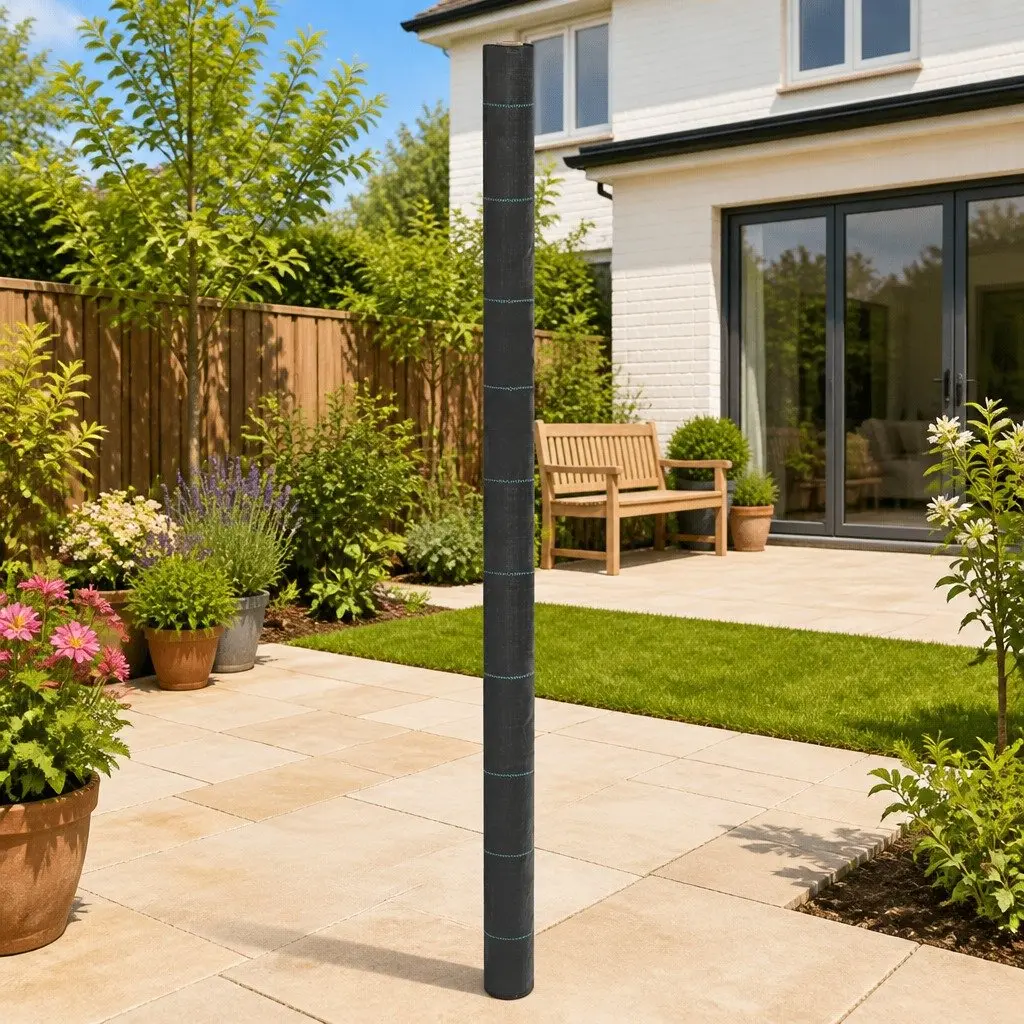 Black Weed Membrane 2x25 m PP Fabric for Gardens