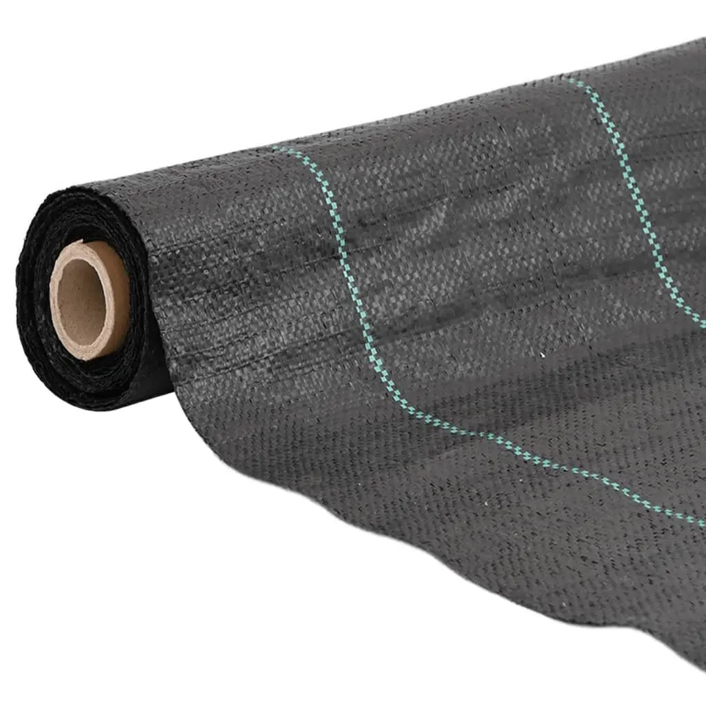 Black Weed Membrane 2x25 m PP Fabric for Gardens