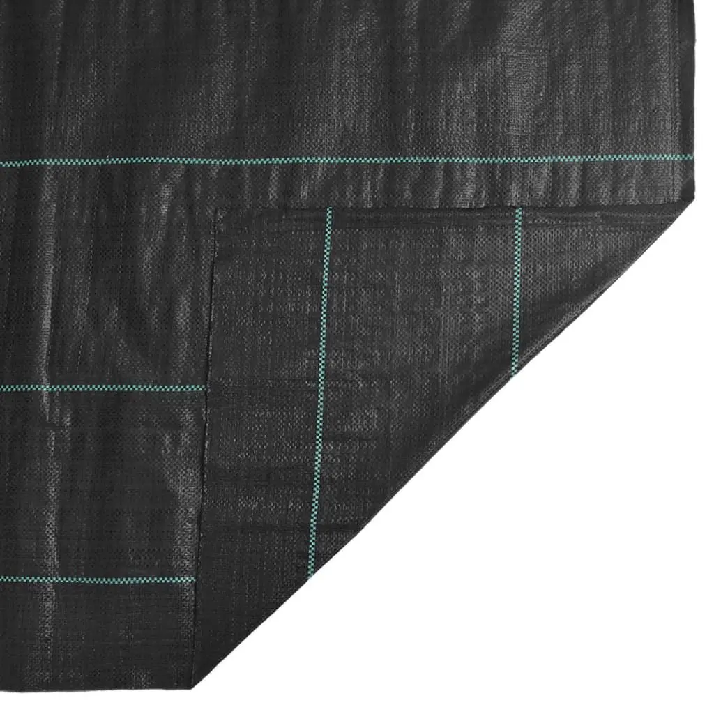 Black Weed Membrane 2x25 m PP Fabric for Gardens