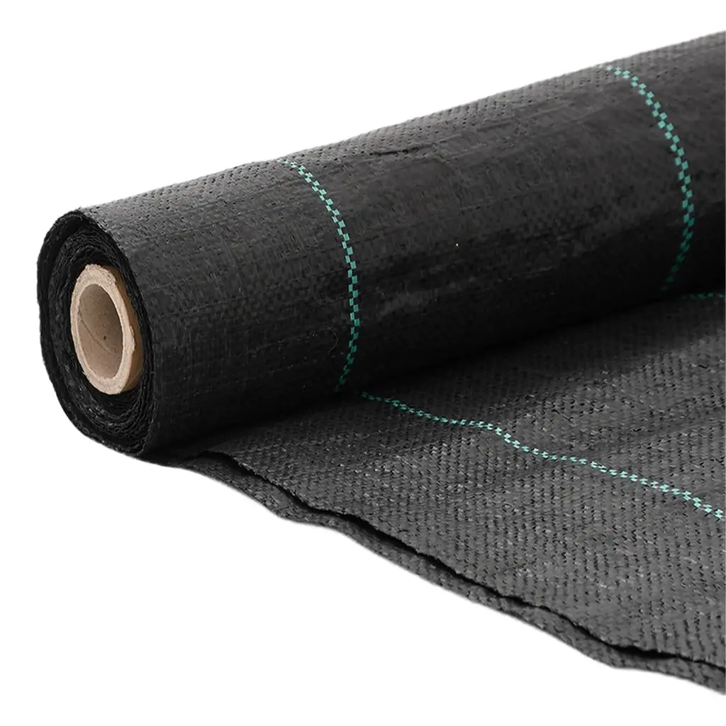 Weed Control Membrane Black 2x100m Landscape Fabric Garden Suppression Mat