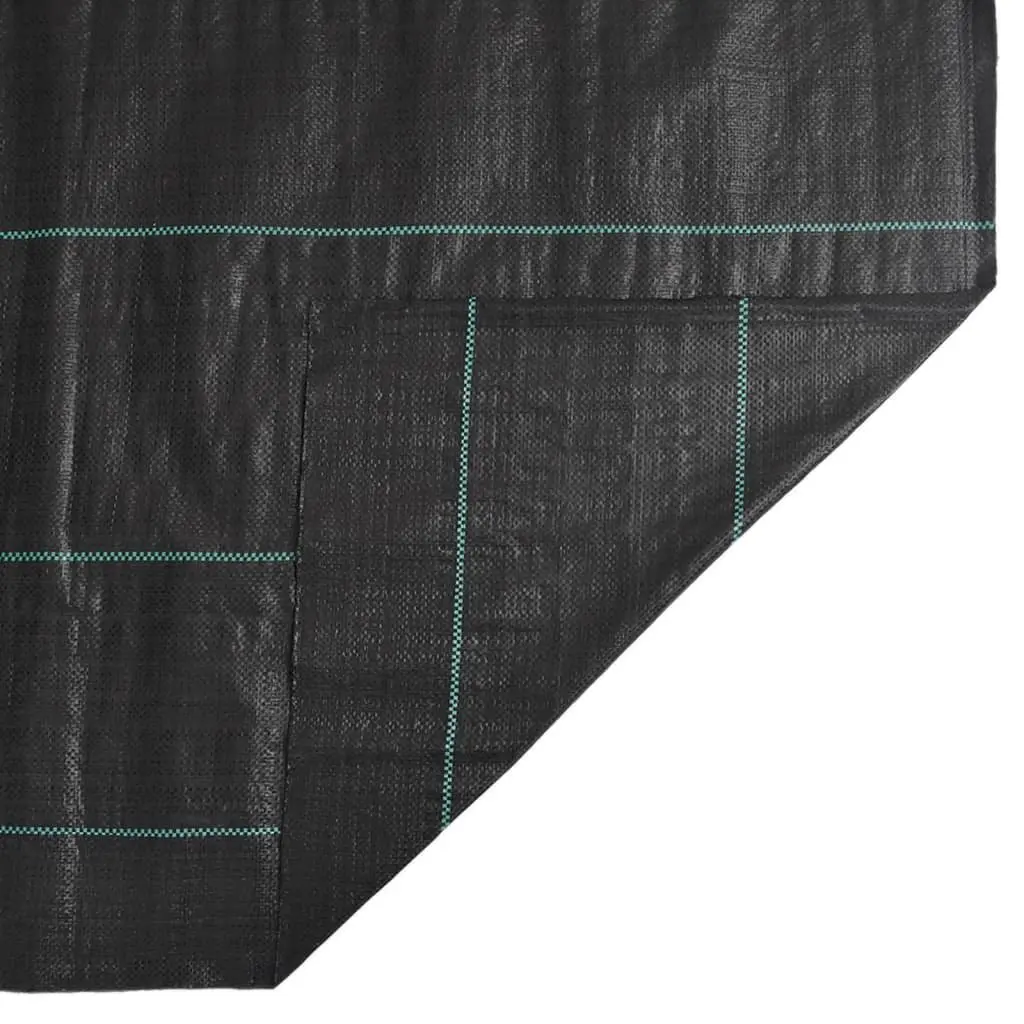 Weed Control Membrane Black 2x100m Landscape Fabric Garden Suppression Mat