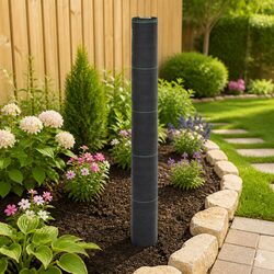 Weed Membrane 1x25m Black PP Landscape Fabric Garden Weed Control Mat Roll