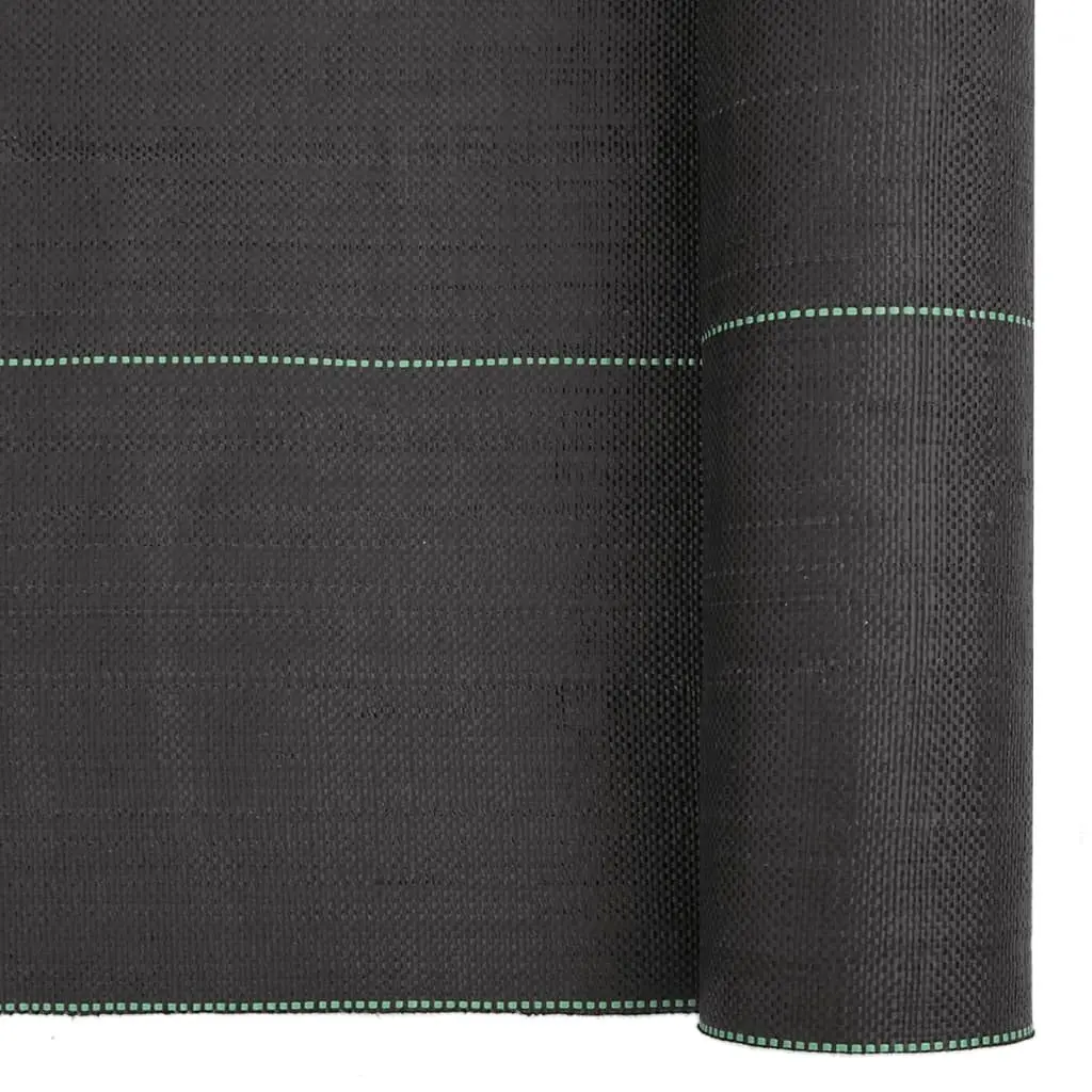 Weed Membrane Black Landscape Fabric Roll 1x50m Garden Weed Control Mat