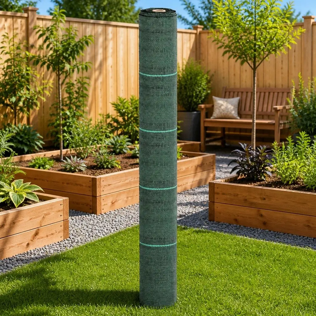 Weed Membrane Green 1x200 m PP Landscape Fabric Garden Weed Control Mat