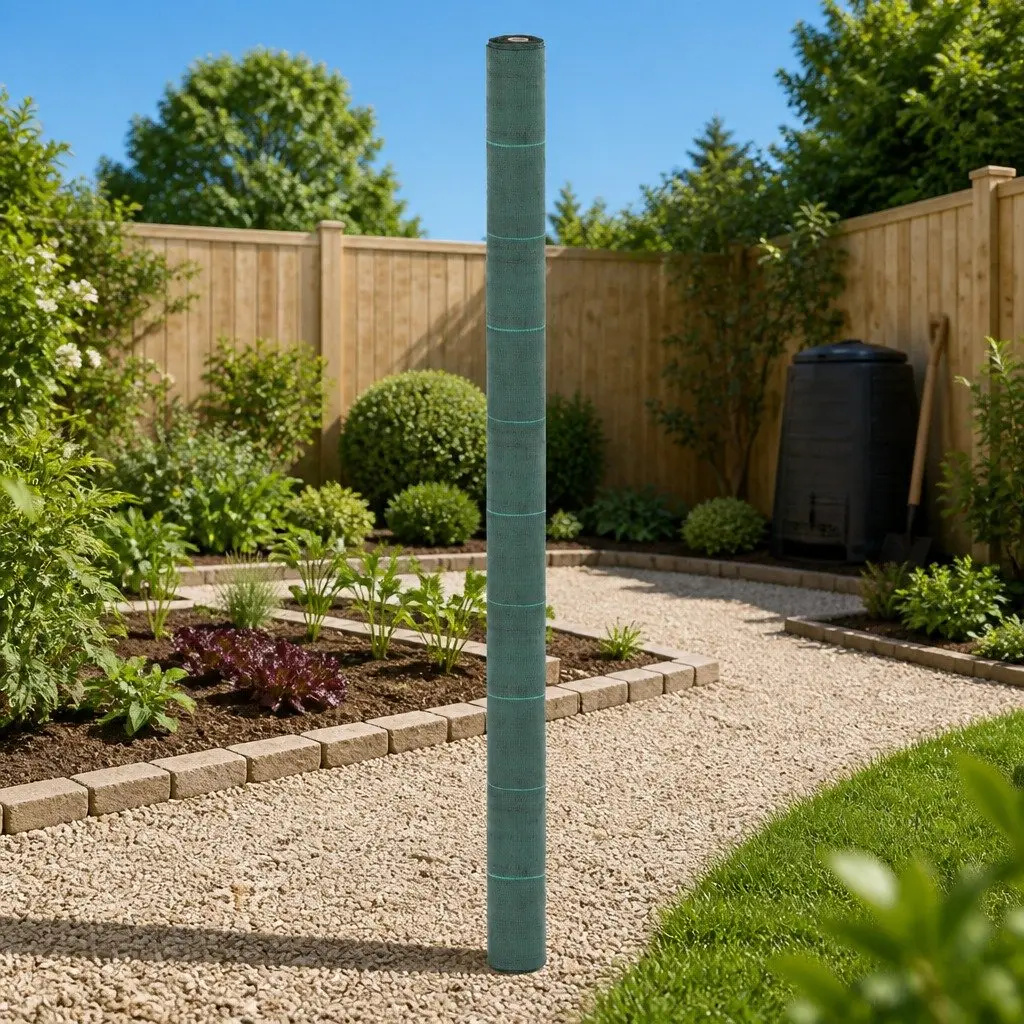 Weed Control Fabric Durable Green 2x100m Landscape Membrane