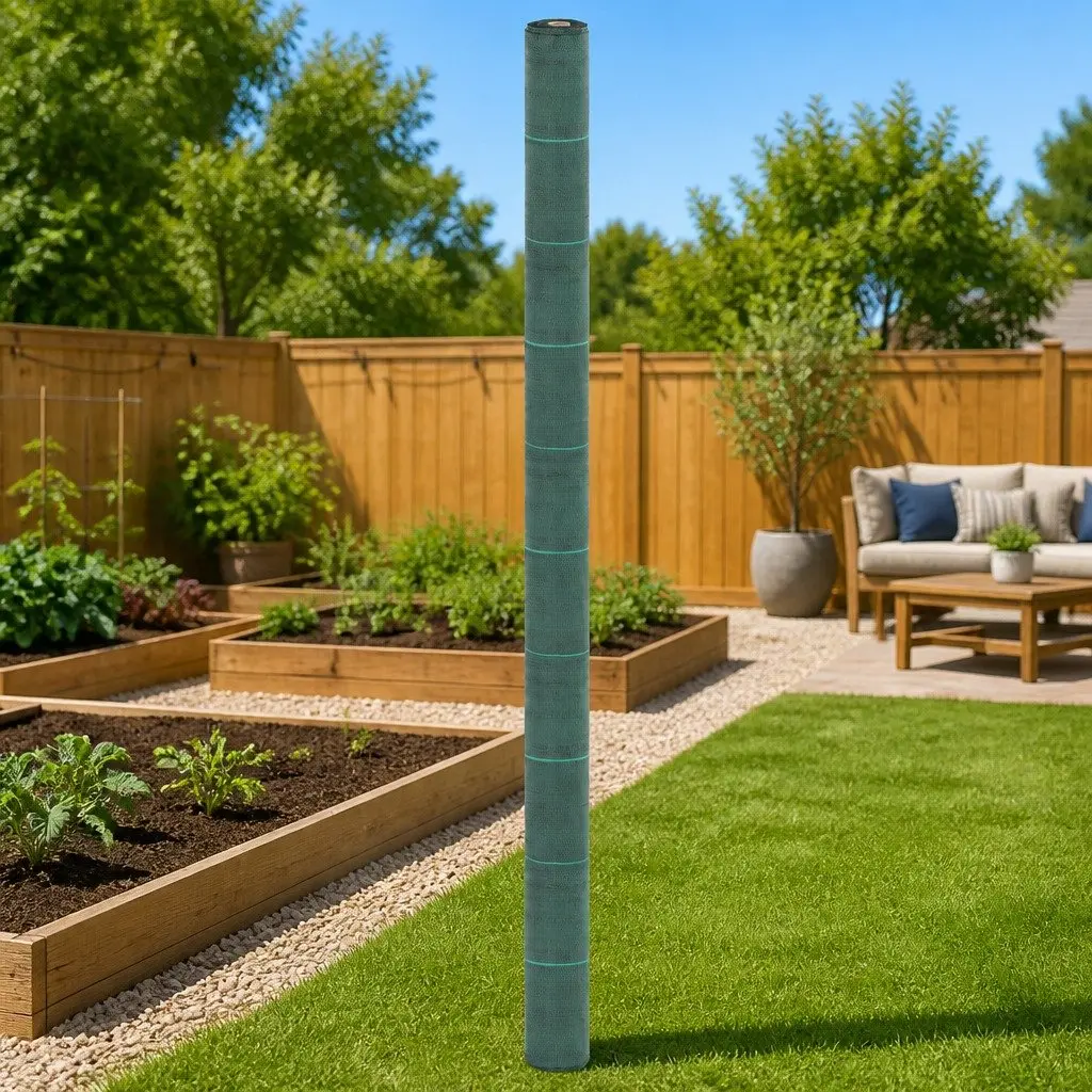 Weed Membrane Landscape Fabric Green 2x150 m Garden Weed Control Mat PP Roll