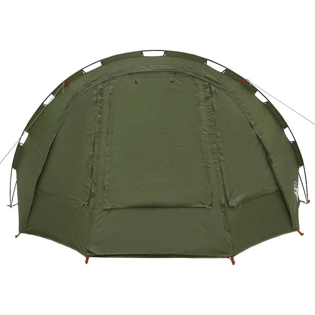 2-Person Waterproof Fishing Tent Olive Green UV Protection Camping Shelter