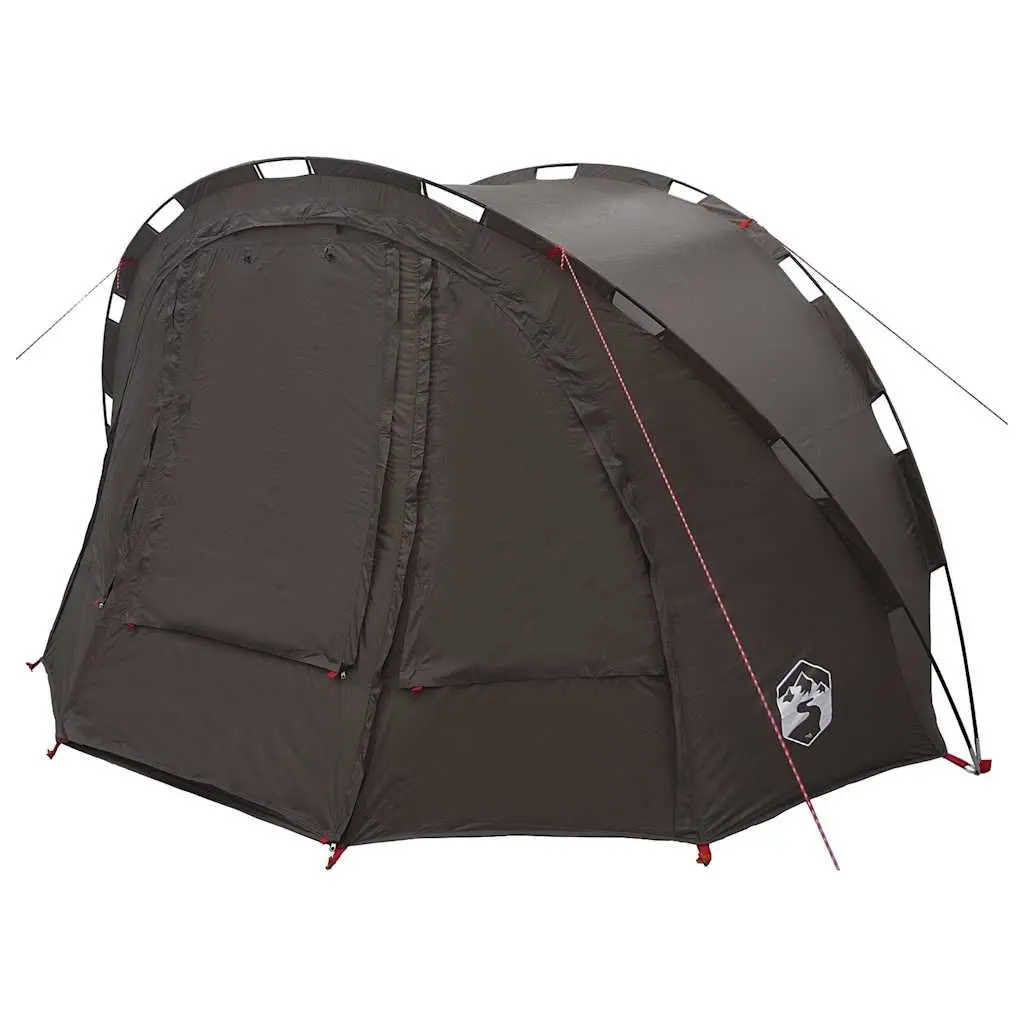 Fishing Tent Waterproof 2-Person Brown Outdoor Shelter