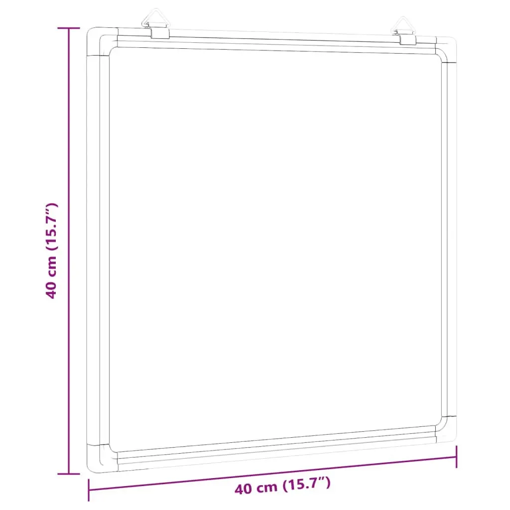 40x40 cm Magnetic Whiteboard for Home and Office