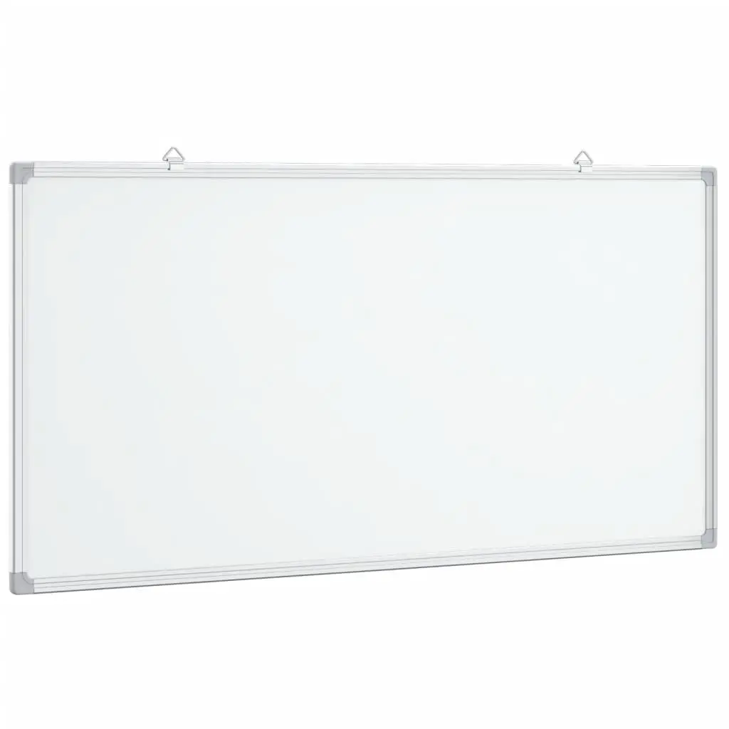 Magnetic Whiteboard Lacquer-Coated 100x50cm Wall Mount Office Home School Presentation Display