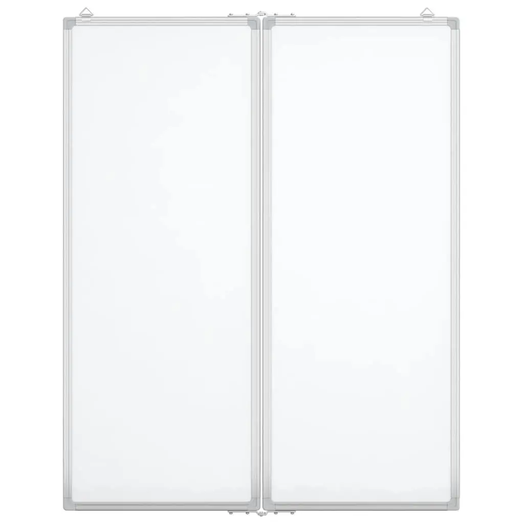 Magnetic Whiteboard Foldable Two Panel Display Board 80 x 100 cm