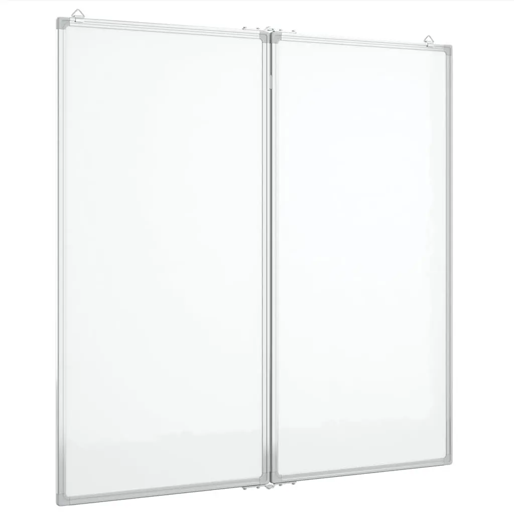 Magnetic Foldable Whiteboard Smooth Lacquer-Coated Surface 100x100 cm
