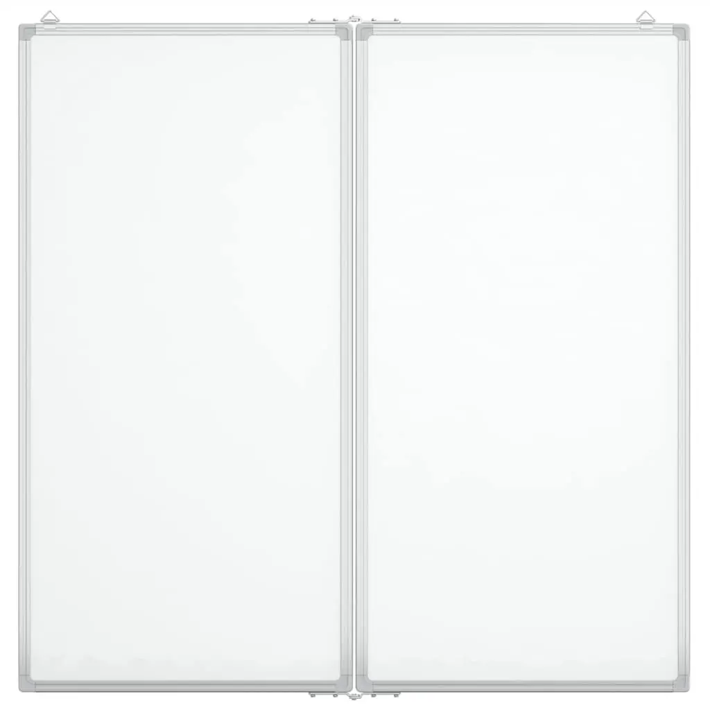 Magnetic Foldable Whiteboard Smooth Lacquer-Coated Surface 100x100 cm