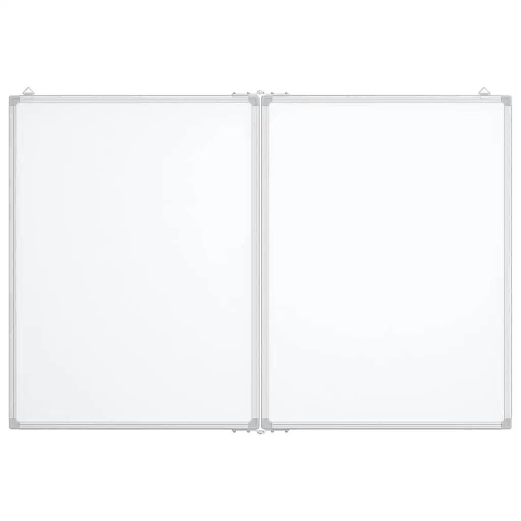 Magnetic Whiteboard Foldable Dual Panel 120 x 100 cm
