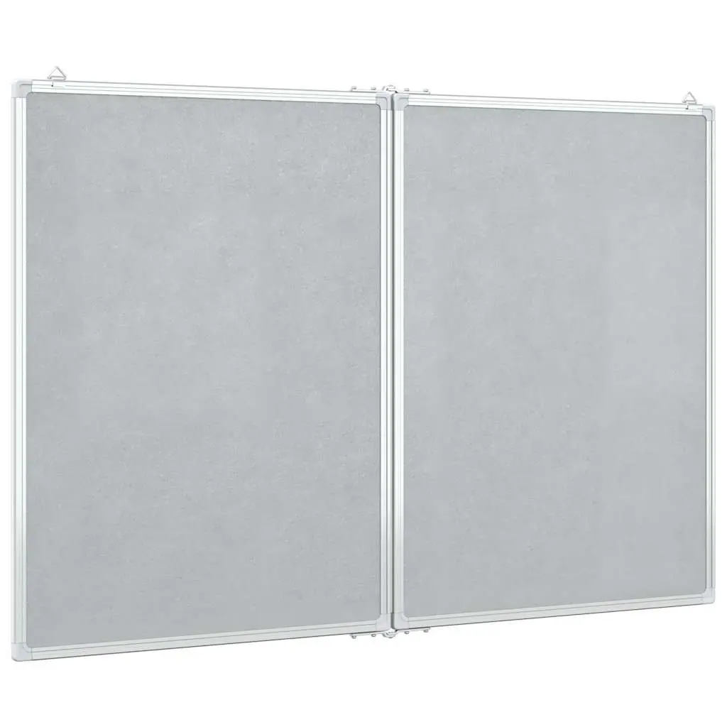 Magnetic Whiteboard Foldable Dual Panel 120 x 100 cm