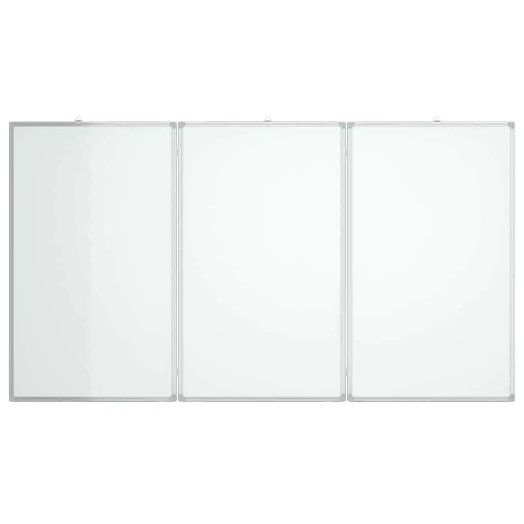 Foldable Magnetic Whiteboard Two Panels 150 x 100 cm