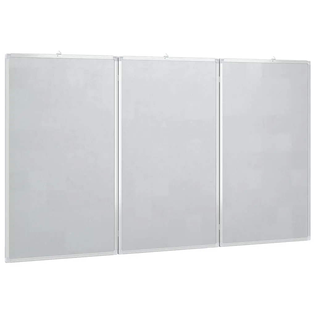 Foldable Magnetic Whiteboard Two Panels 150 x 100 cm