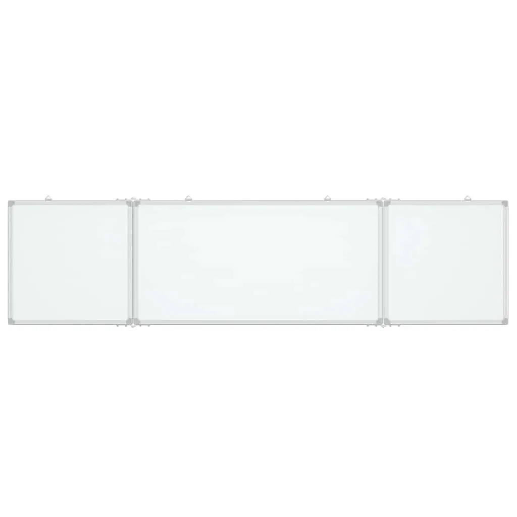 Magnetic Whiteboard Foldable Display Board Office Home Notes Memos Two Panel