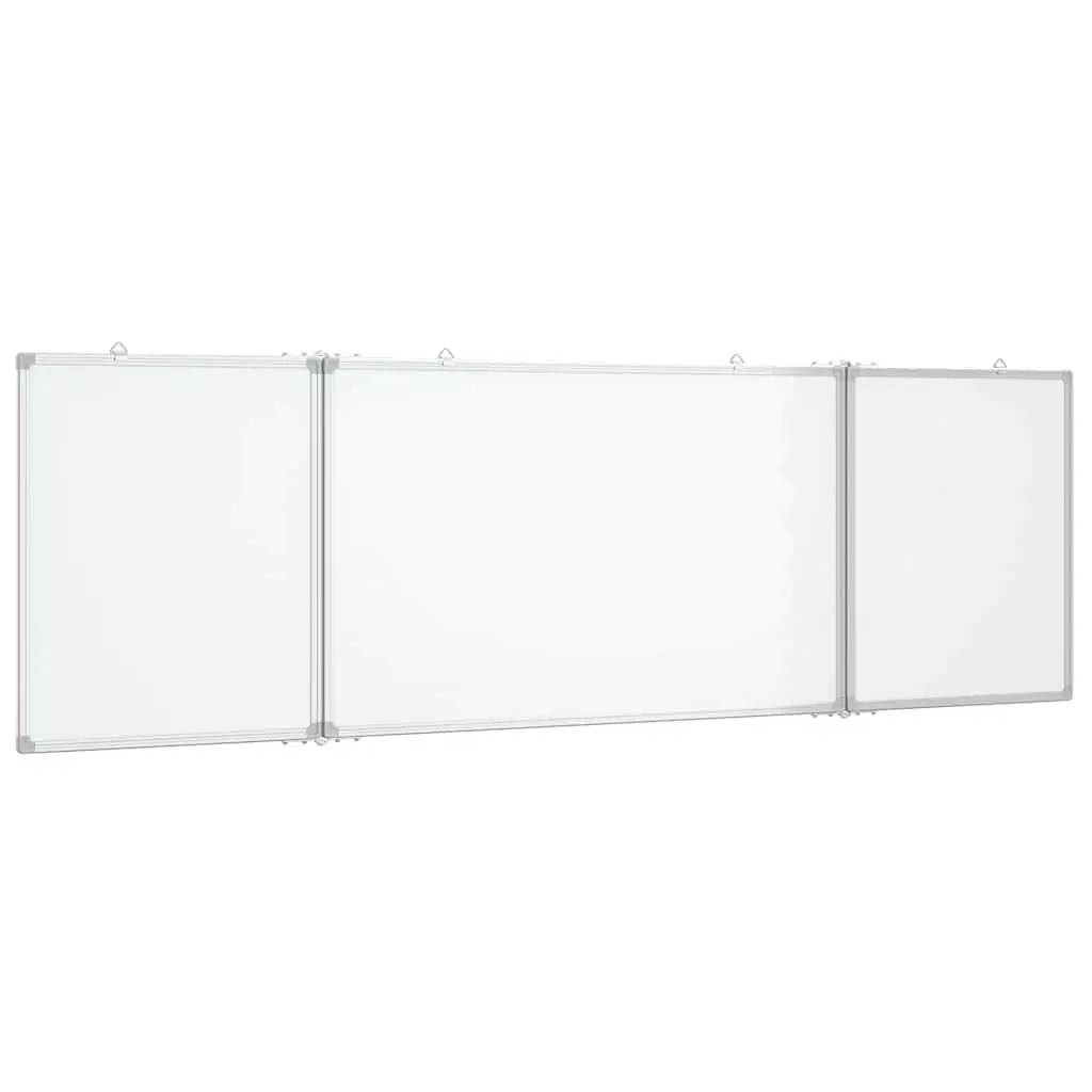 Magnetic Whiteboard Foldable Two Panel 200 x 60 cm Office Home School Presentation