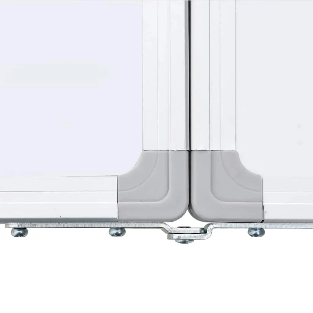 Magnetic Whiteboard Foldable Two Panel 200 x 60 cm Office Home School Presentation