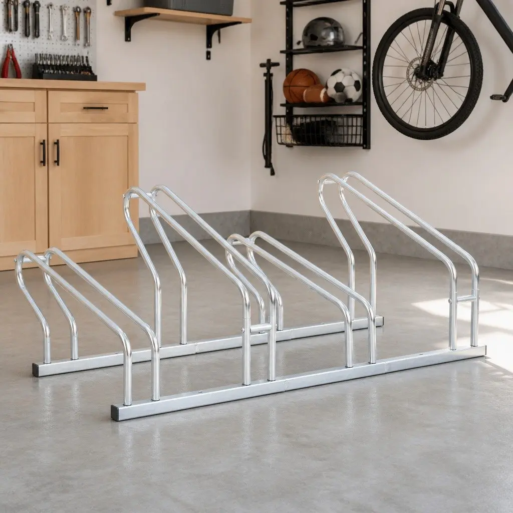 4-Bike Stand in Silver
