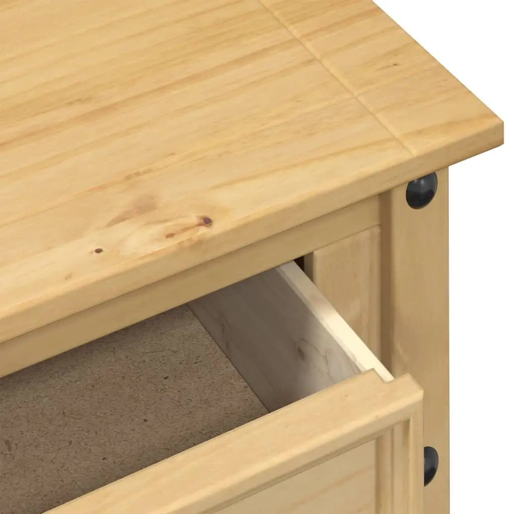 Console Table Solid Wood Pine 114x34.5x73cm 3 Drawers Hallway Accent End Table