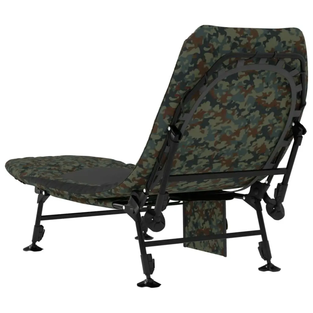 Foldable Fishing Bed Adjustable Mud Legs Camouflage