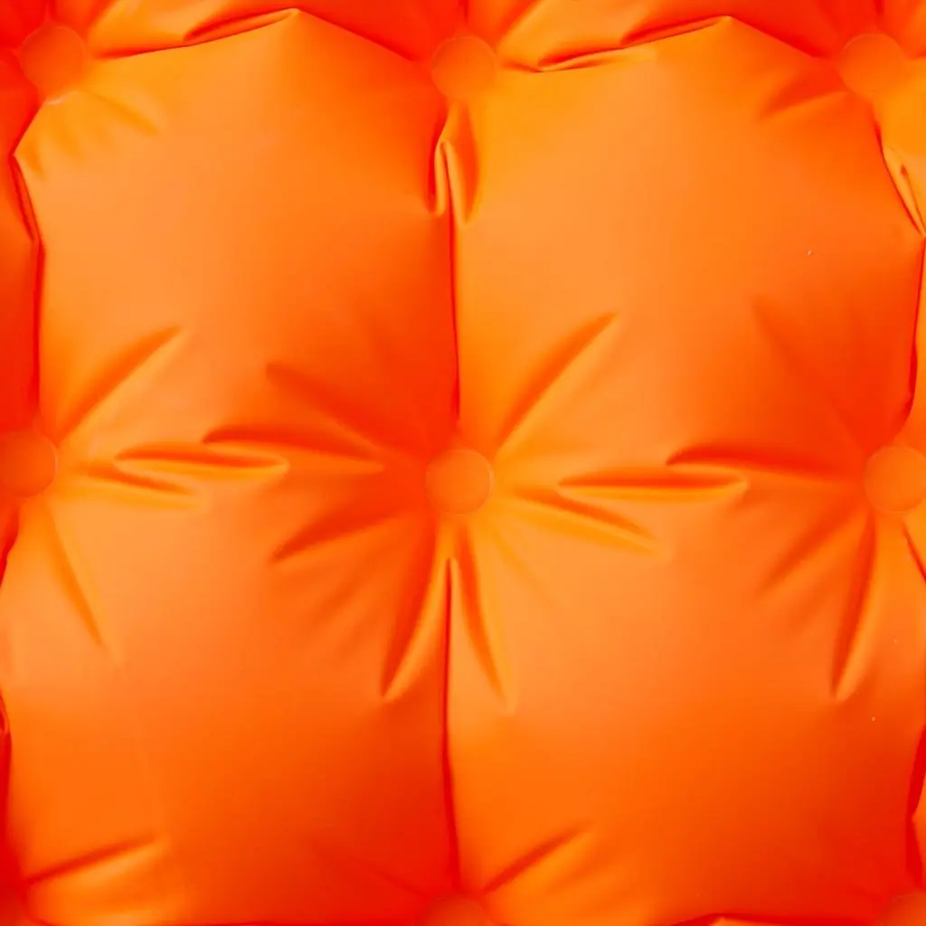 Self Inflating Camping Mattress with Integrated Pillow 10.5 cm Orange
