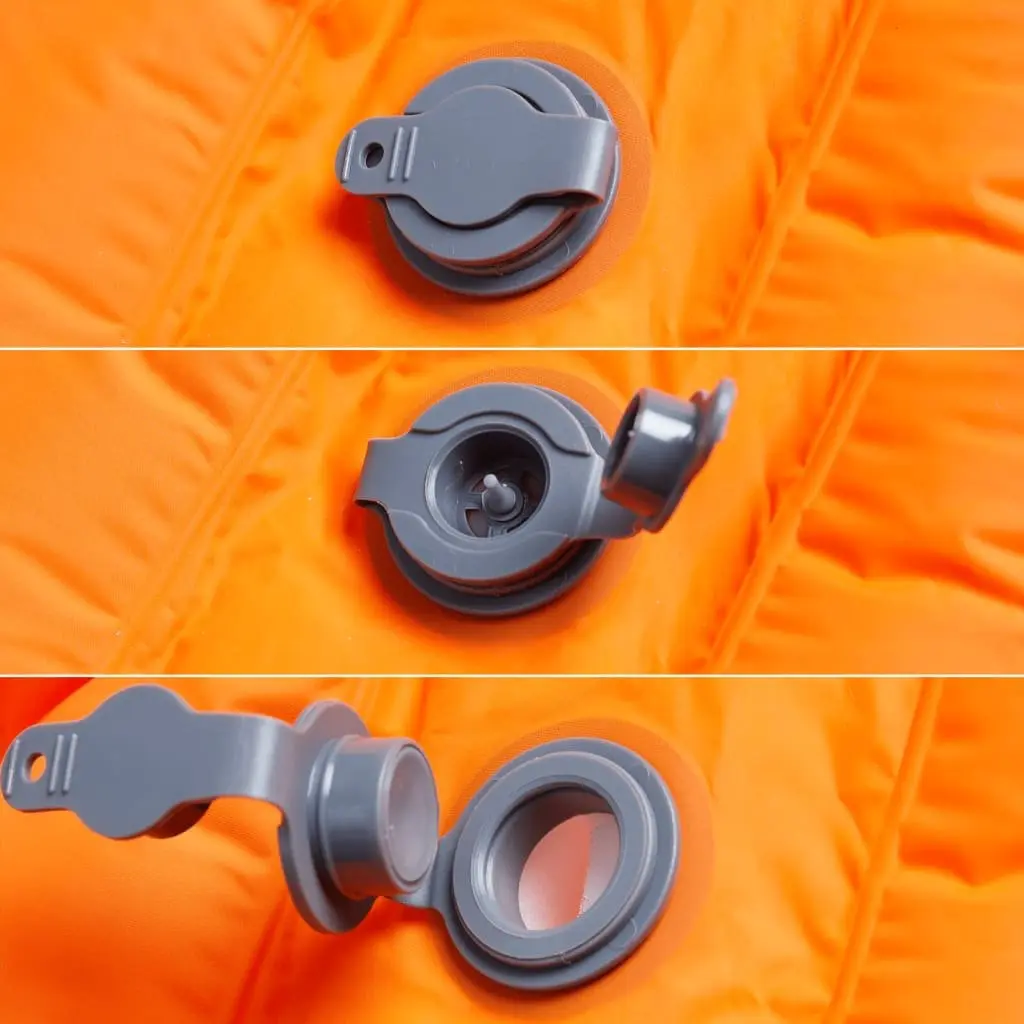 Self Inflating Camping Mattress with Integrated Pillow 10.5 cm Orange