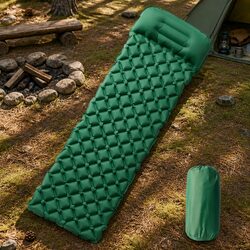 Friendly Inflating Camping Mattress with Pillow for You