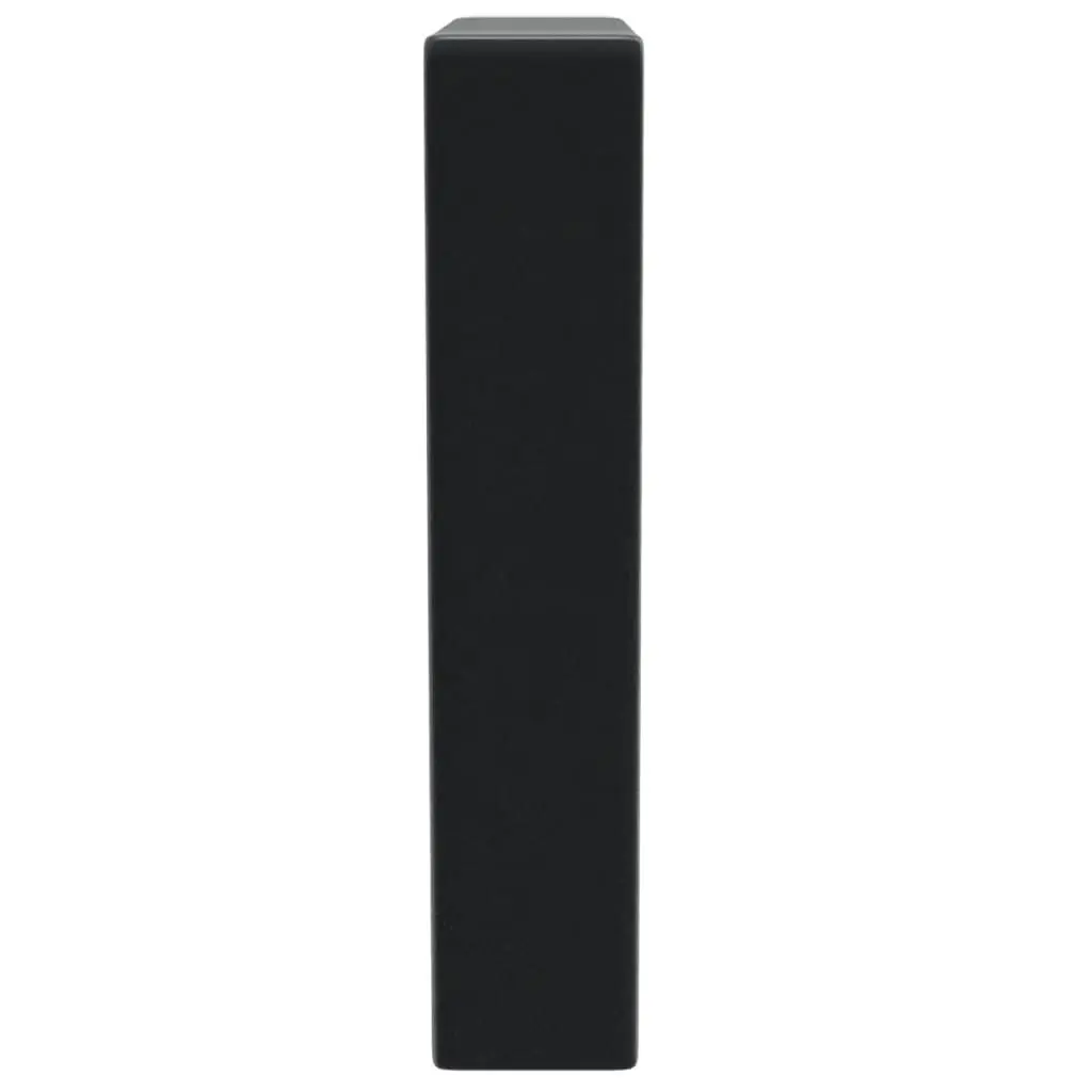 Shelf Brackets Trapezium Black Steel Wall Mount 2 Piece