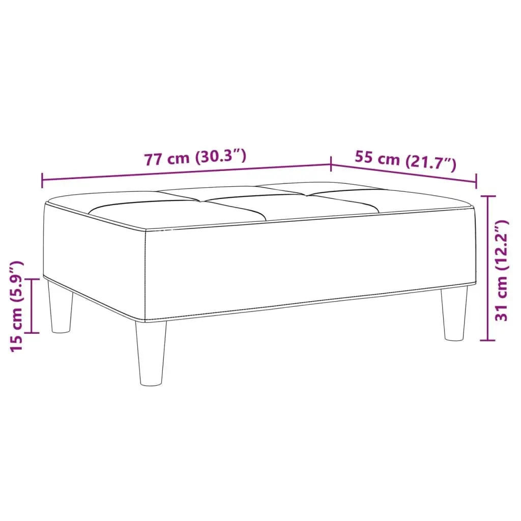 Patchwork Footstool Multicolour Fabric Ottoman Compact Size Living Room Seat