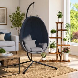 Your Friendly Hanging Egg Chair with Stand for Relaxation