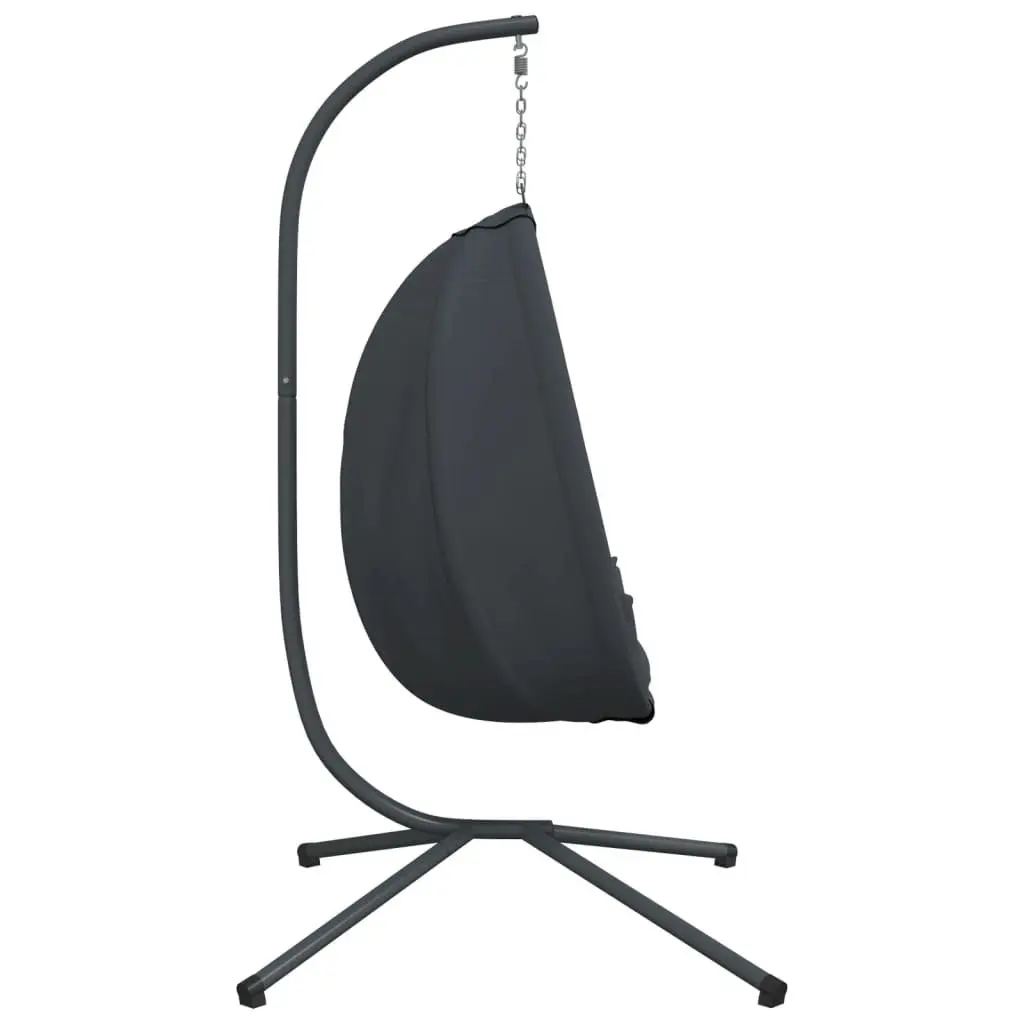 Hanging Egg Chair with Stand Swing Seat Outdoor Garden Porch Relaxation