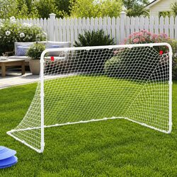 Soccer Goal with Net White 122x81x81 cm Portable Training Football Gate