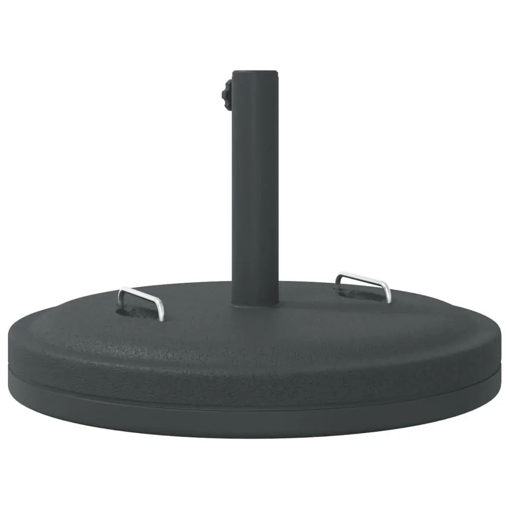 Round Parasol Base with Handles 25 kg Stable Outdoor Umbrella Stand
