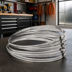 Friendly Hose Clamps 6 Pcs 91-165 mm for Your Needs