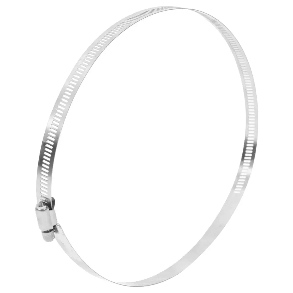 Stainless Steel Hose Clamps 6 Piece Adjustable 91-165 mm Durable Fasteners
