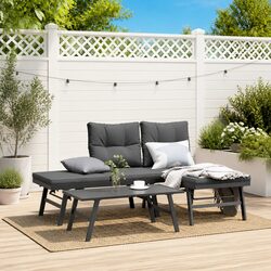 Your Outdoor Comfort: Cushioned Garden Benches Set